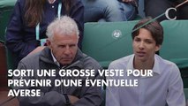 PHOTOS. Patrick Poivre d'Arvor et son petit-fils Jérémy complices dans les tribunes de Roland-Garros