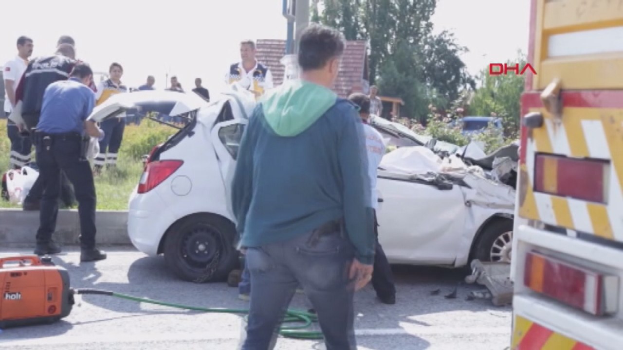 Ankara'da feci kaza