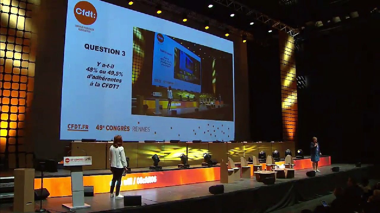 49è Congrès CFDT - Mercredi 6 juin : 8h30/10h30