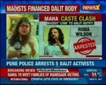 Bhima-Koregaon plot Pune police arrests 5 dalit activists