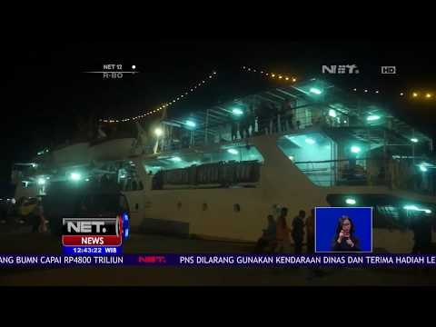 700 Pemudik Berdesakan Di Atas Kapal -NET12