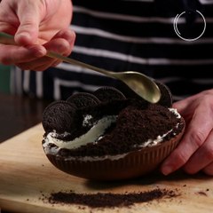 Oreo Filled Easter Egg