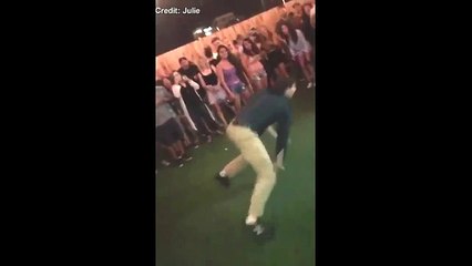 Un agent du FBI tire accidentellement aprés un backflip