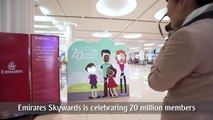 Emirates Skywards is celebrating 20 million members. Join our award-winning loyalty programme and enjoy exclusive member benefits. #MySkywards