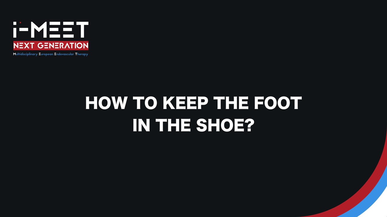 How to Keep the Foot in the Shoe?