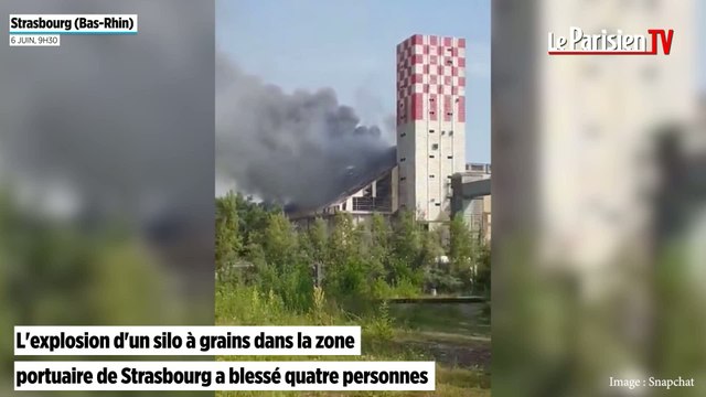 L’explosion d’un silo à grains à Strasbourg fait quatre blessés