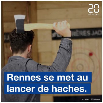 Rennes: On a testé le lancer de haches