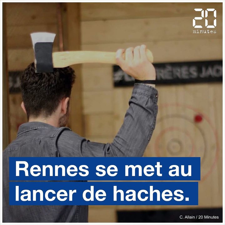 Rennes: On a testé le lancer de haches