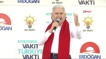 Ağrı Başbakan Yıldırım Ağrı Mitingi'nde Vatandaşlara Seslendi-2