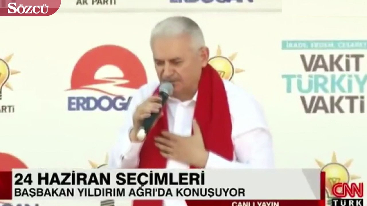 Başbakan Yıldırım Ağrı'da meydana 'Tamam mı?' diye sordu