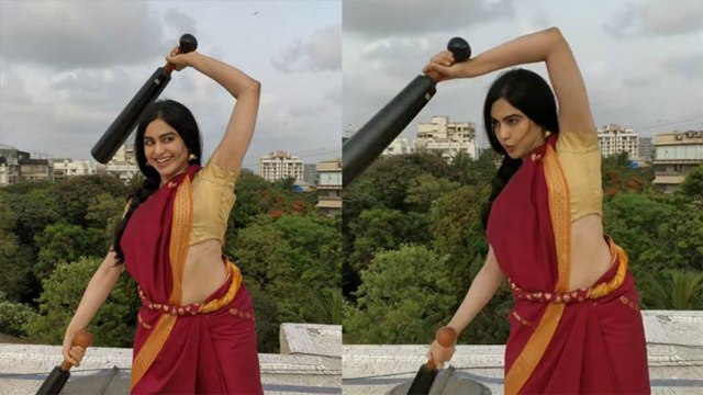 Adah Sharma doing Workout in Saree, Video goes VIRAL | FilmiBeat