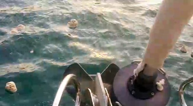 Cumhurbaşkanlığı konutu inşaatından Okluk Koyu’na inşaat atığı!