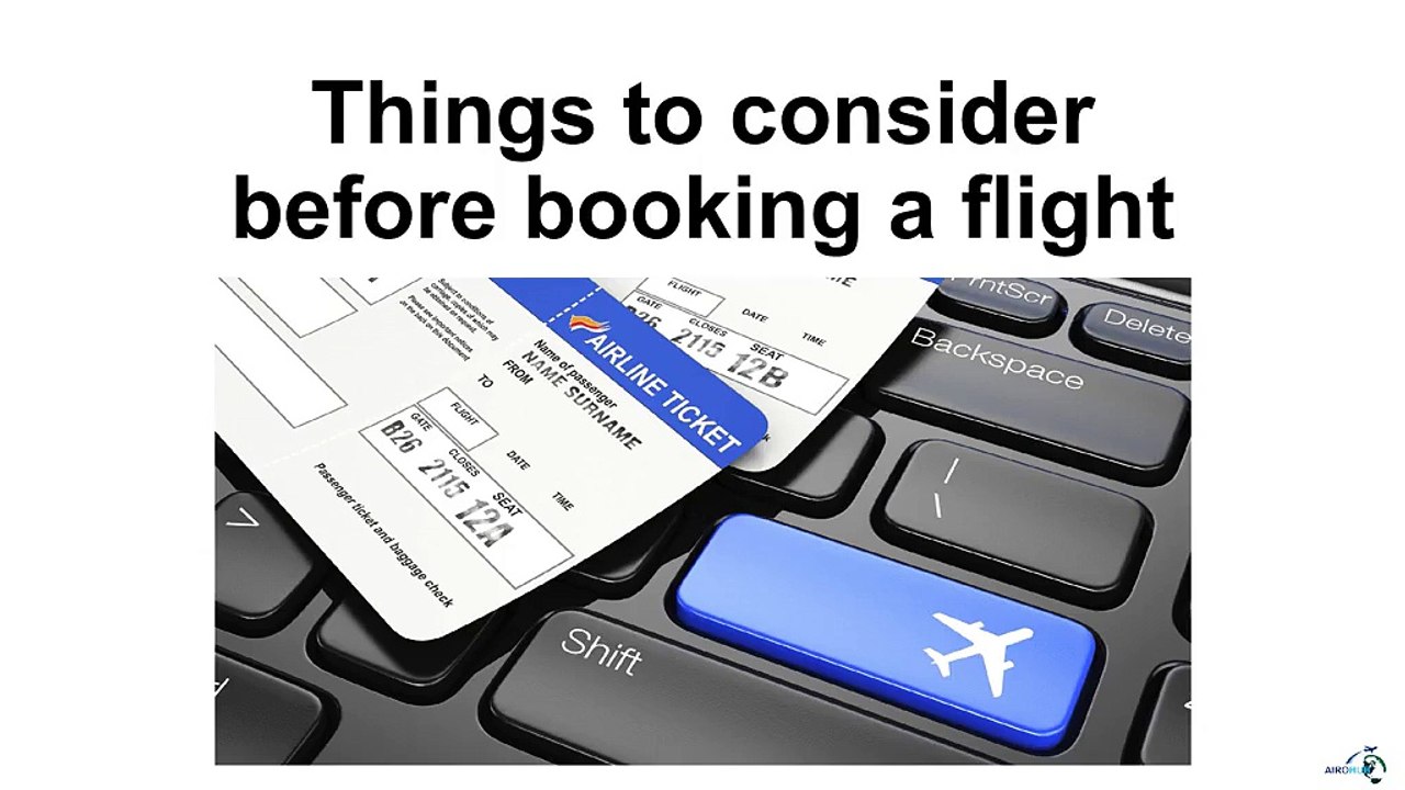 Things to consider before booking a flight