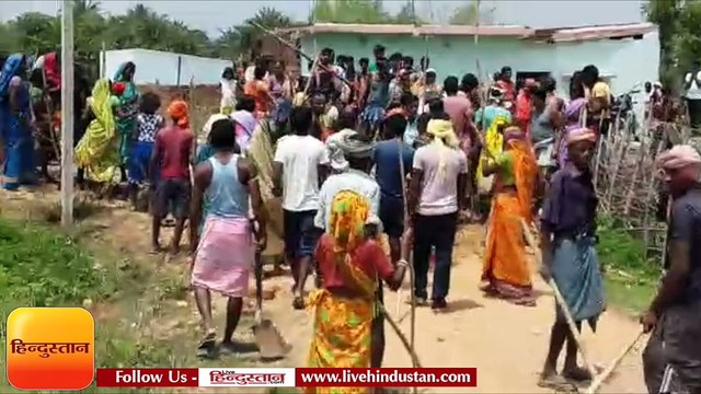 सड़क बनाने को लेकर दो पक्षों में मारपीट, दर्जन भर से ज्यादा घायल