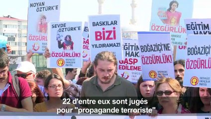 Soutien aux étudiants turcs jugés pour "propagande terroriste"