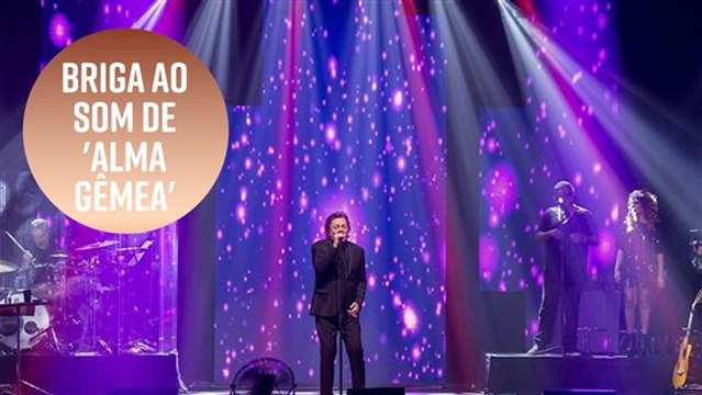 Briga no show do Fábio Júnior ao som de 'Alma gêmea'