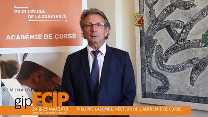 Séminaire GIPFCIP - ouverture par le recteur