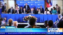 OEA aprueba resolución que desconoce elecciones en Venezuela
