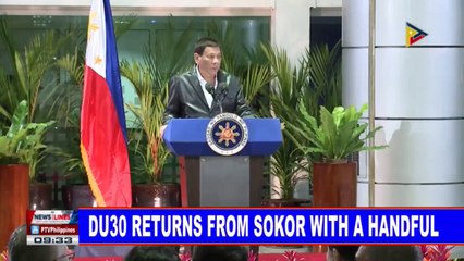#PresidentDuterte returns from South Korea with a handful