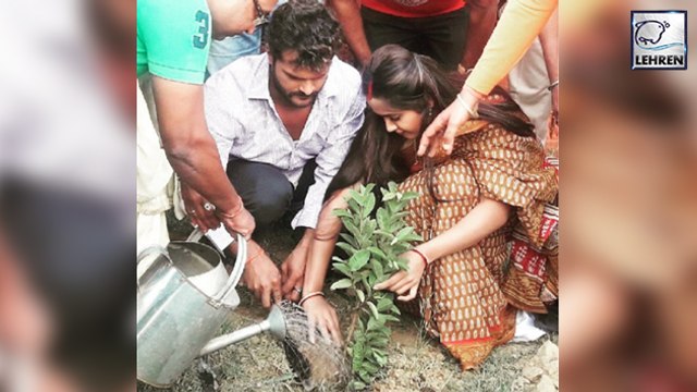 पर्यावण दिवस पर खेसारी -काजल की नयी पहल | Khesari Lal Yadav | Kajal Raghwani