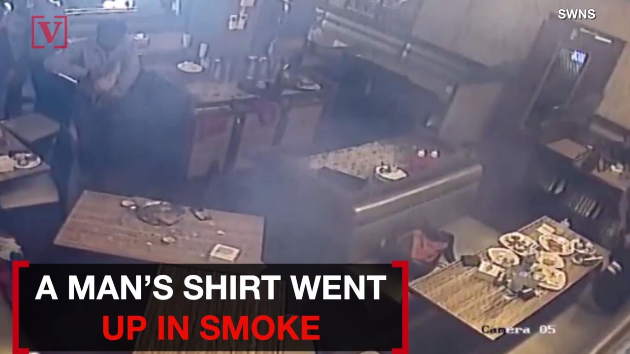 See Man's Shirt Go Up In Smoke After Cell Phone Catches Fire In Pocket
