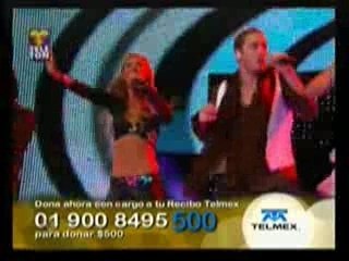 Rbd singing besame sin miedo in teleton 2007