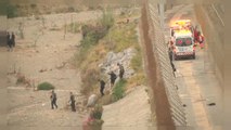 Masivo asalto de inmigrantes en la frontera de Ceuta