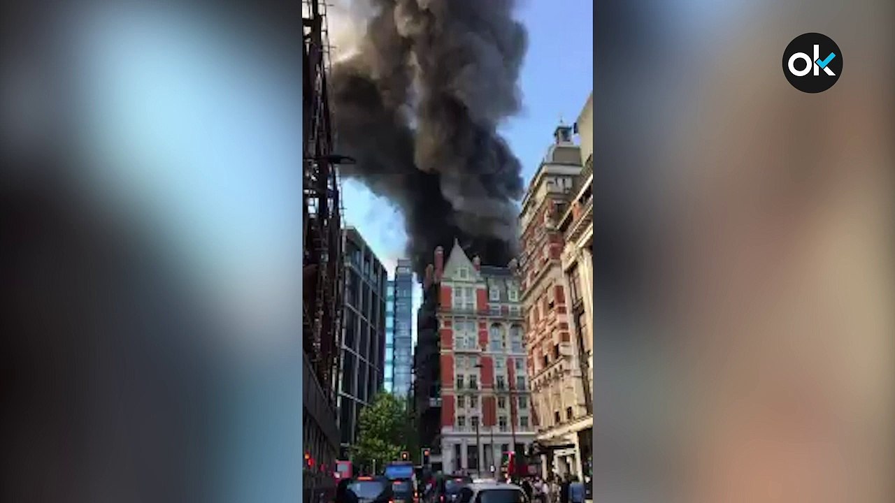 Incendio en el Hotel Mandarín Oriental de Londres