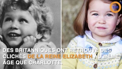 La princesse Charlotte ressemble fortement à la Reine d'Angleterre