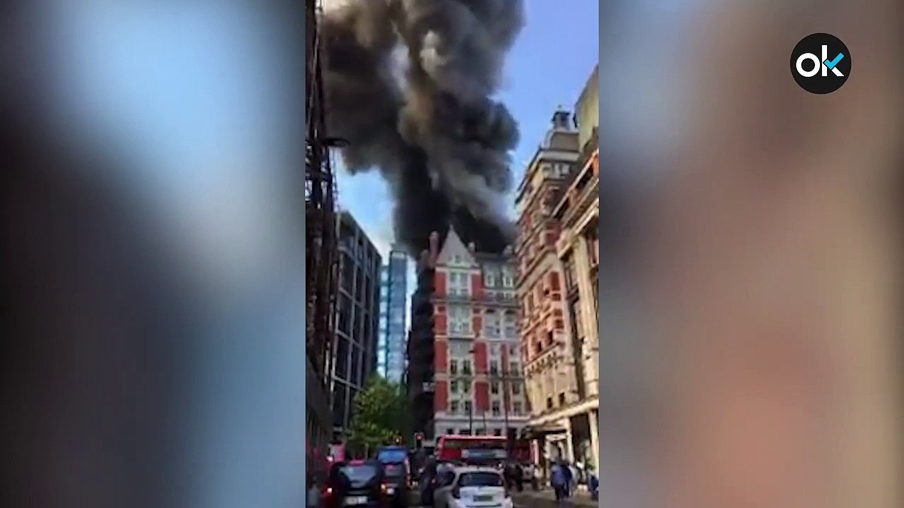 Incendio en el Hotel Mandarín Oriental de Londres