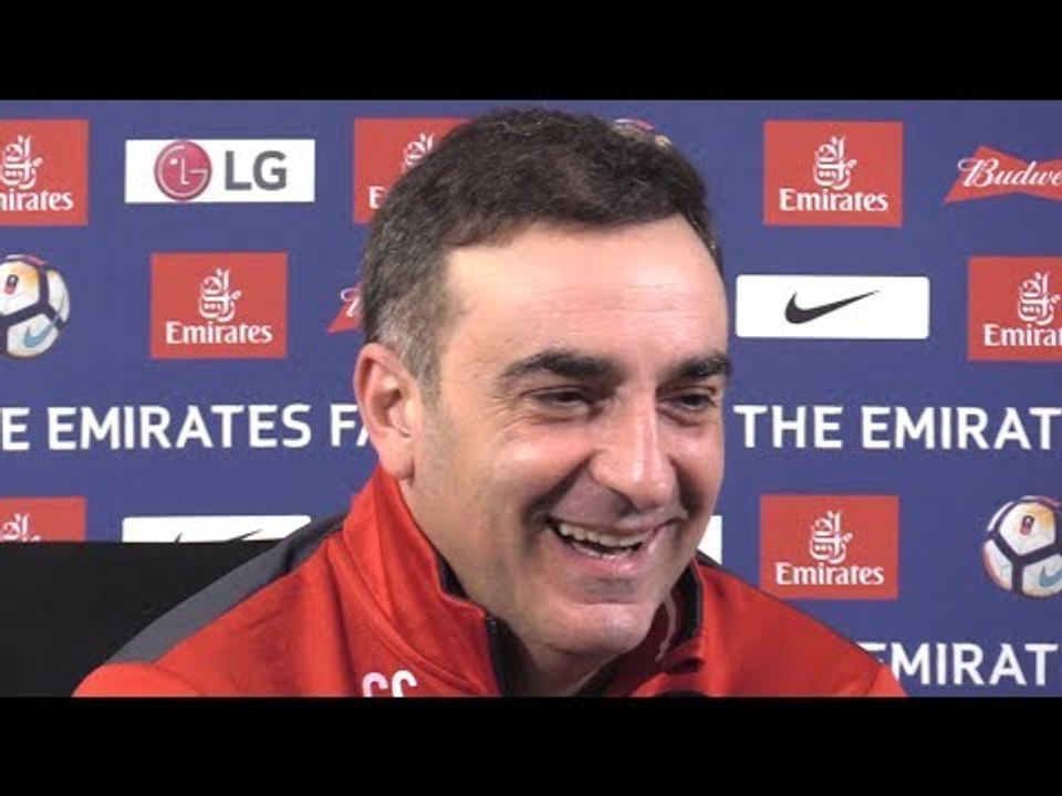 Carlos Carvalhal Full Pre-Match Press Conference - Notts County v Swansea - FA Cup
