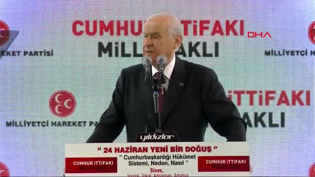 Sivas MHP Lideri Bahçeli Partisinin Sivas Bölge İstişare Toplantısı'nda Konuştu-5