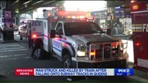 Man with Walker Fatally Struck by Train After Falling onto Tracks in NYC