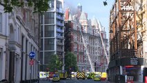 Incêndio atinge hotel 5 estrelas em Londres
