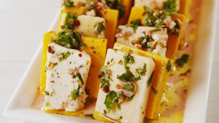 This Marinated Cheese Platter Will Be Gone In An Instant