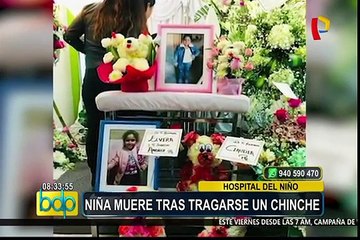 Niña de 8 años muere asfixiada tras tragarse un chinche en su colegio