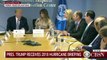 Melania Trump Makes Public Appearance For Hurricane Briefing At FEMA