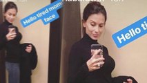 Hilaria Baldwin boasts about her post-pregnancy figure in a selfie wearing her favorite skinny jeans