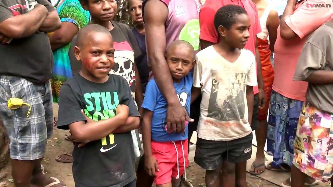 Settlers living behind Fletcher Morobe at 6mile in the nation's capital