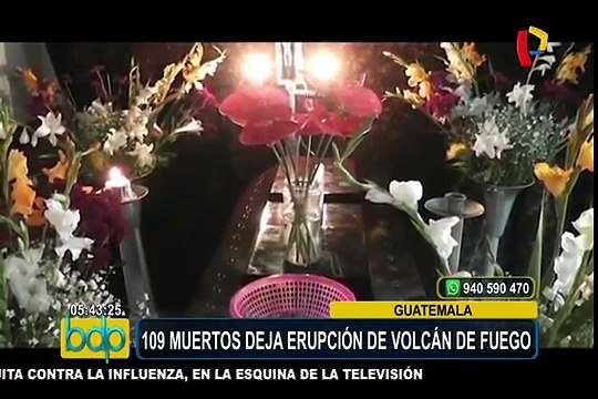 Guatemala y Hawai sufren pérdidas por erupción de volcanes