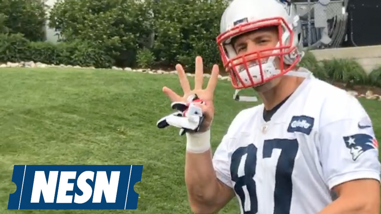 Patriots feeling the presence of Gronk and Brady in big ways video