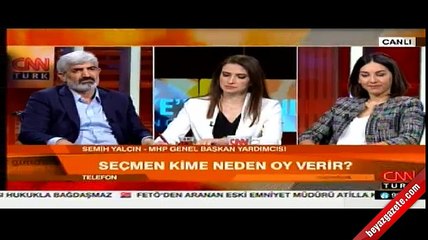 Semih Yalçın'dan CNN Türk'e tepki: Algı yapmayın