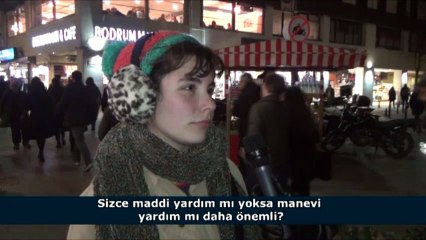 Maddi yardım mı yoksa manevi yardım mı daha önemli
