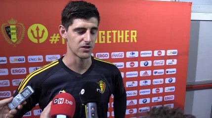 Thibaut Courtois: "Garder le zéro, c'est ça le mieux ce soir"