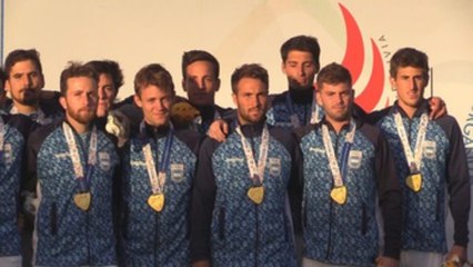 "Los Leones" argentinos ganan oro en el hockey sobre césped suramericano