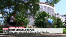China lashes out at U.S. B-52 flyby over South China Sea