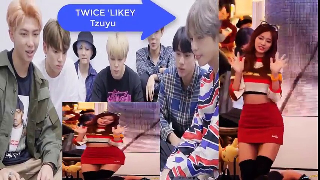 BTS REACTION TZUYU  TWICE 'LIKEY' FANCAM _ likey lyrics _  likey dance