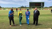 ‪In East London, India have won the toss and elected to field first vs the #ProteasWomen. Play starts at 13:00, stream it live on Cricket South Africa’s YouTube