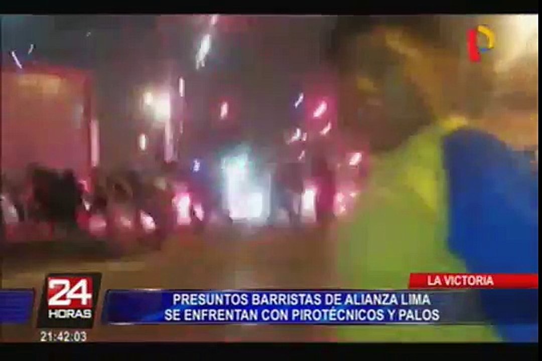 Vecinos de La Victoria denuncian destrozos provocados por barras bravas