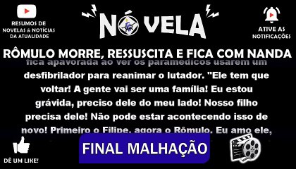Rômulo morre, ressuscita e fica com Nanda no último capítulo de Malhação - Pro dia nascer feliz